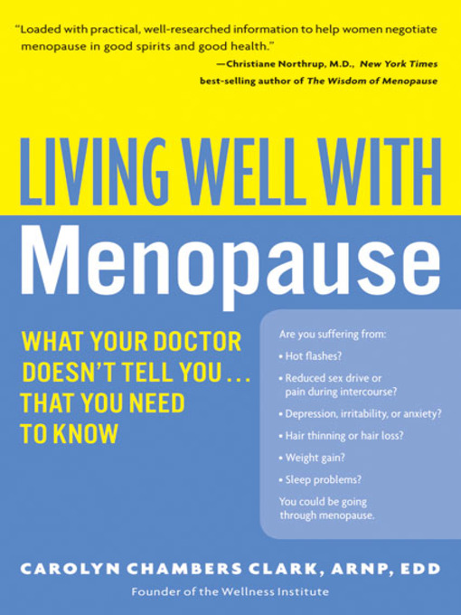 Title details for Living Well with Menopause by Carolyn Chambers Clark - Wait list